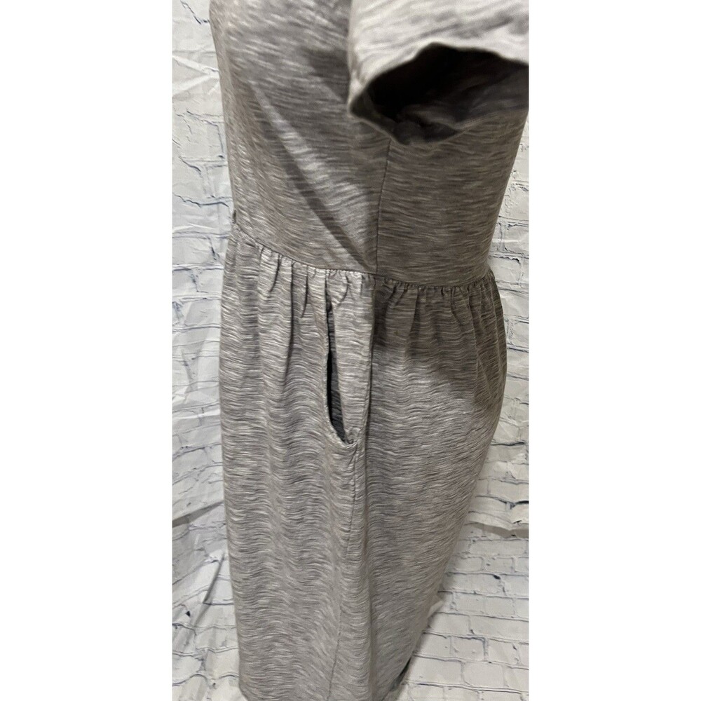 Natural By Known Supply Gray Organic Cotton Dress Size Medium - Picture 5 of 11